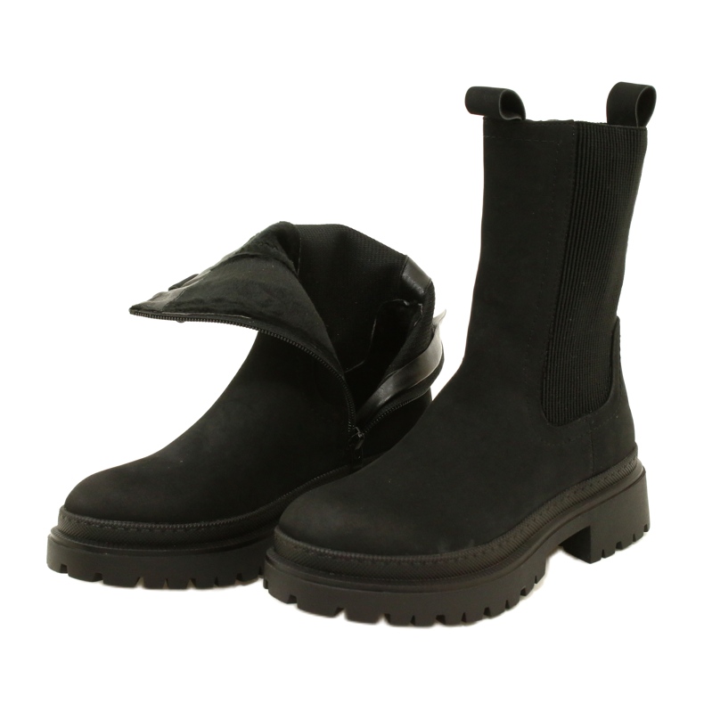 Vysoce izolované ženy Elevento 23BT35-6440 Black Boots černý 4