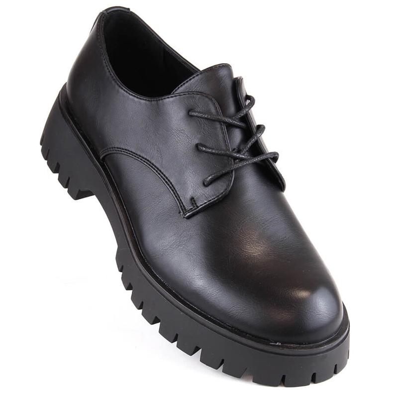 Dámské černé oxfordky Sergio Leone PB201 černý 1