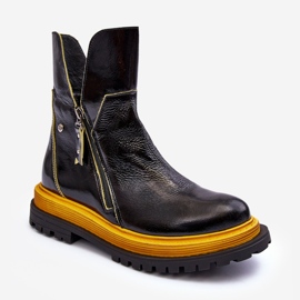 Lakované dámské boty Maciejka 05747-07 Černá černý 1