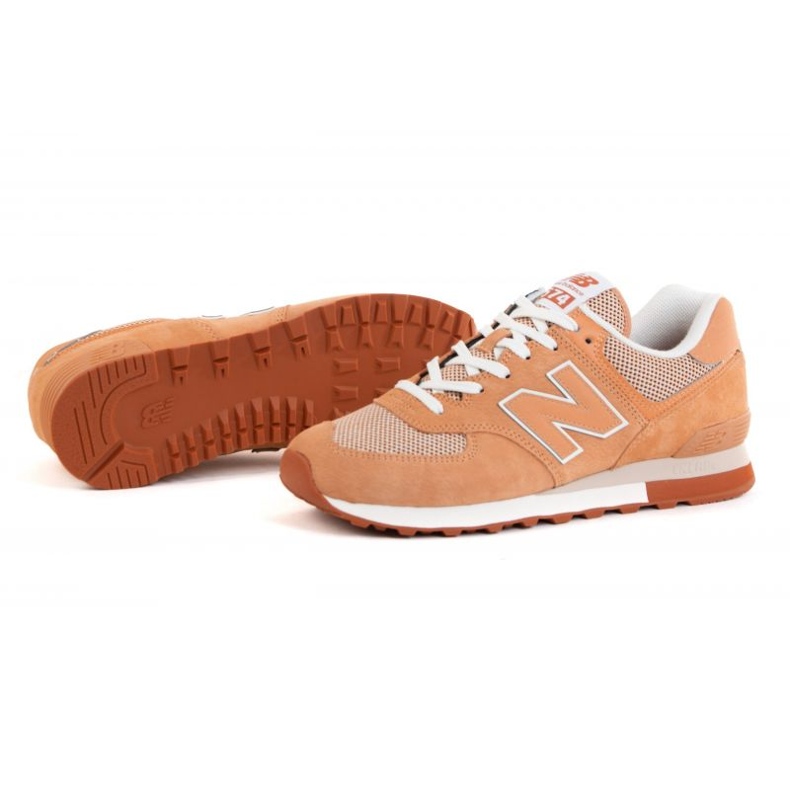 Boty New Balance M ML574BT2 pomerančový 1