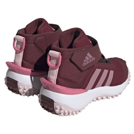 Boty Adidas Fortatrail El K Jr IG7267 červený 1