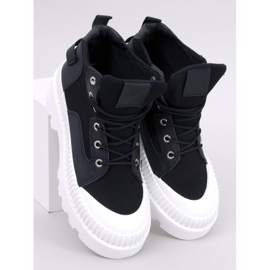 Kotníkové boty Tinli Black černý 1