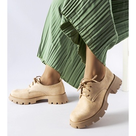 Béžové boty s masivní podrážkou od Colemana béžový 1 Béžové boty s masivní podrážkou od Colemana béžový 1