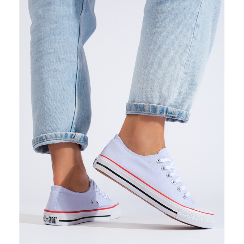 Klasické bílé dámské tenisky Shelovet bílý 2