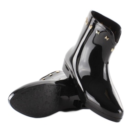 Boty Jodhpur s cvočky 2281 Black černý 2