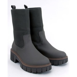 Vysoké Chelsea boty Ruddins Kaki s pružným svrškem zelená 1