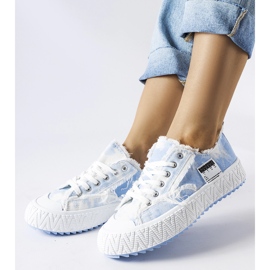 Inna Růžové tenisky s oděrkami od Safiy růžový 1