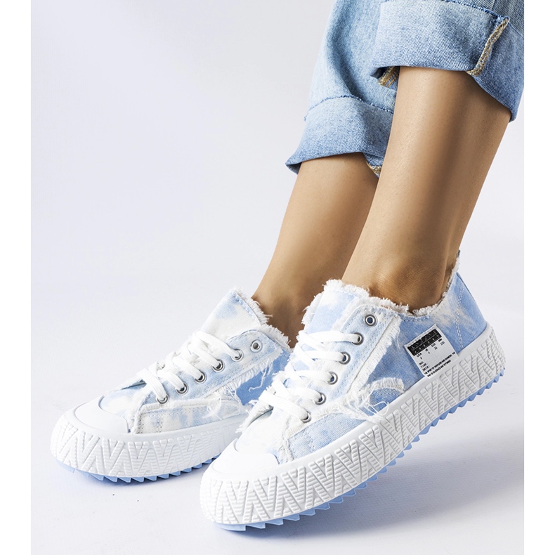 Inna Růžové tenisky s oděrkami od Safiy růžový 1