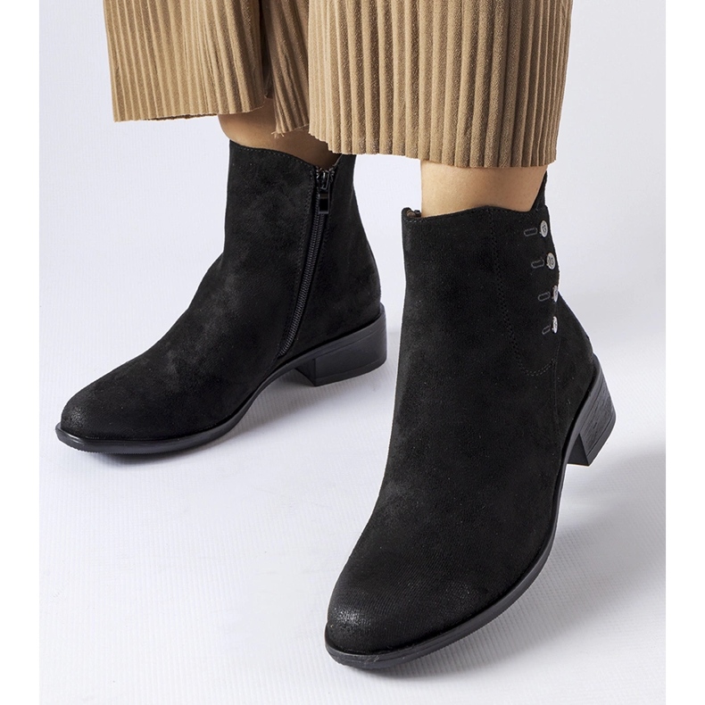 Černé ploché boty Decorah černá 1