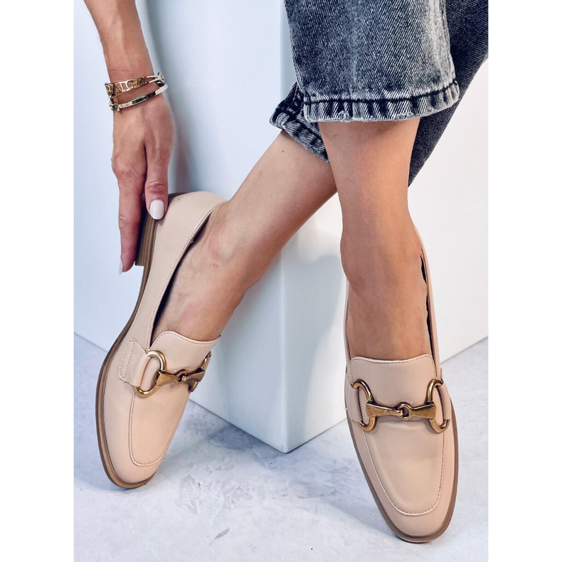 Dámské mokasíny Jonna Khaki béžový 2