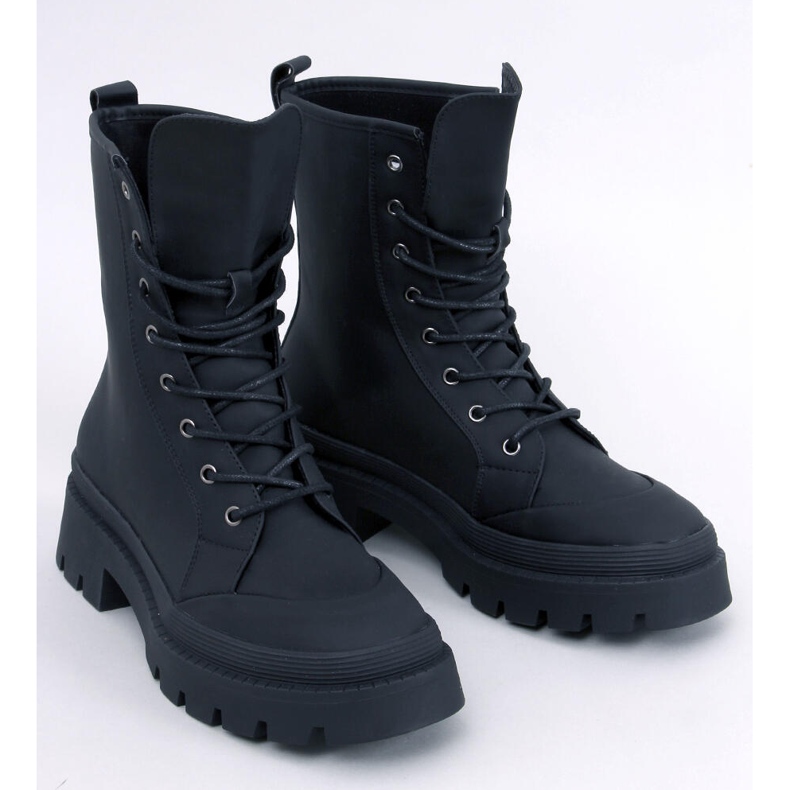 Černé šněrovací pracovní boty Parsons černá 1 Černé šněrovací pracovní boty Parsons černá 1