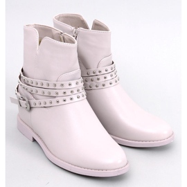 Stovall Béžové kotníkové boty na klínku béžový 1