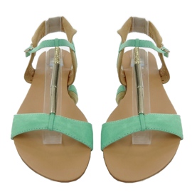 Sandály jemné WF-38 mint zelená 1