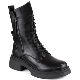 Holínky D&amp;A S.Barski Premium Collection W OLI227, černé černý 1