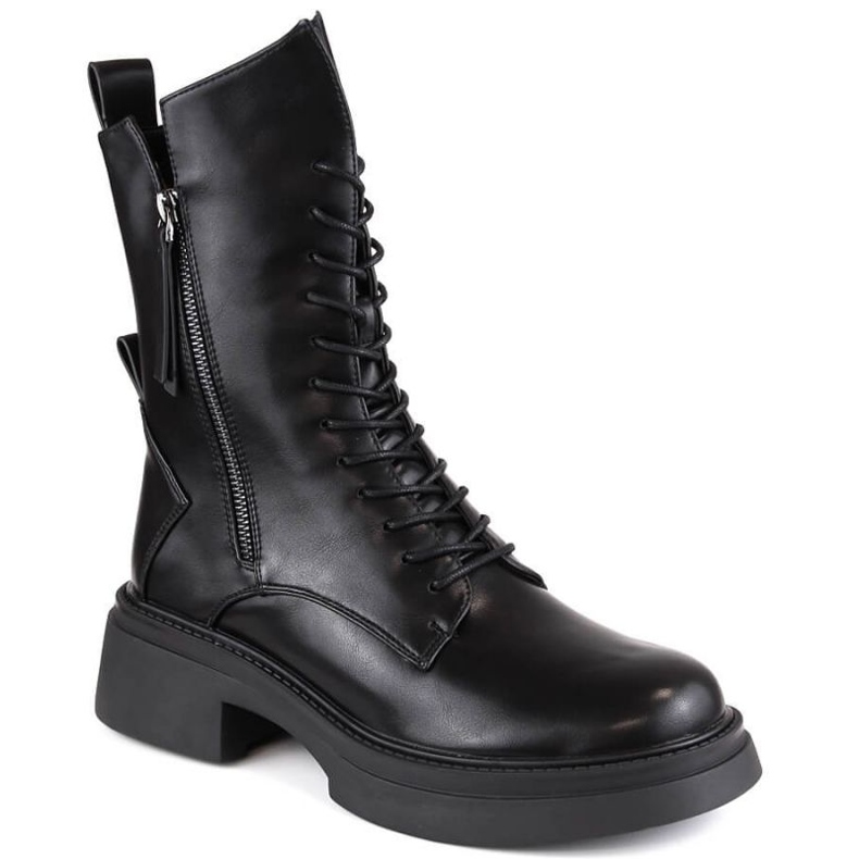 Holínky D&amp;A S.Barski Premium Collection W OLI227, černé černý 1