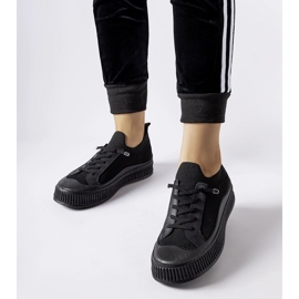 Černé slip on tenisky Callimaco černá 1