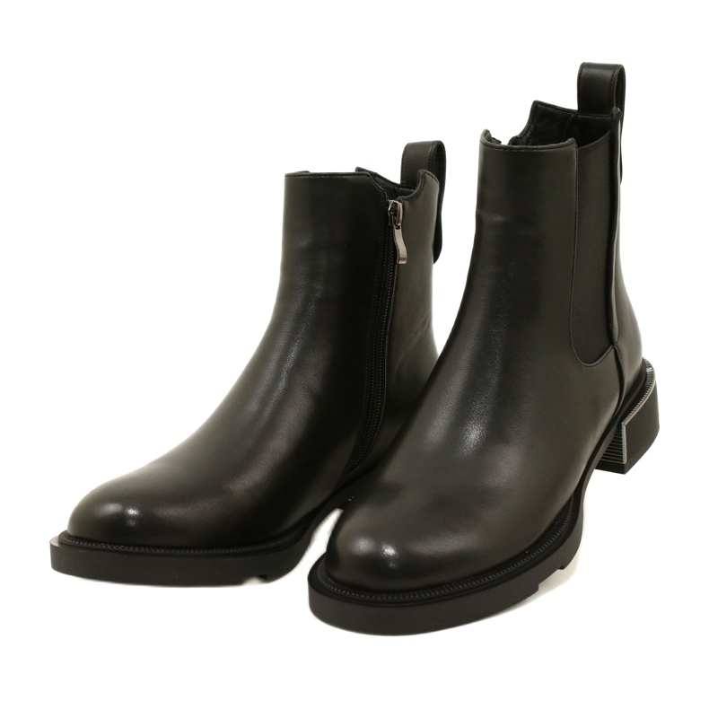 Černé kotníkové boty Filippo DBT4062/23 BK černá 2