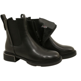 Černé kotníkové boty Filippo DBT4062/23 BK černý 4