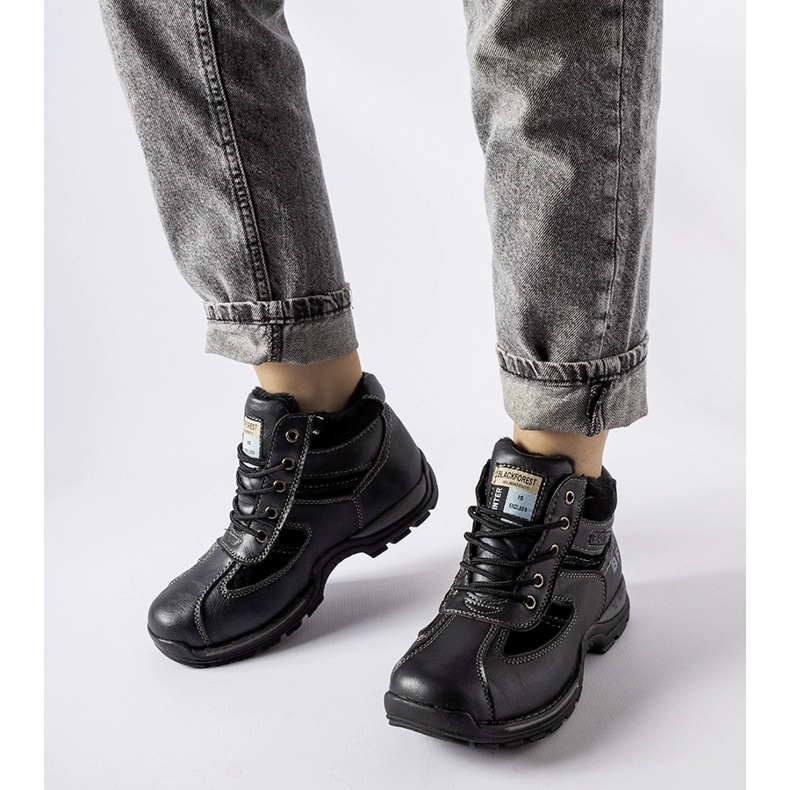 Black Falla zimní dělníci černá 1