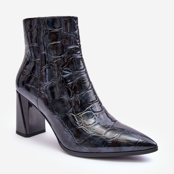 Patentované kotníkové boty S.Barski MR870-58 Námořnická modrá modrý 1