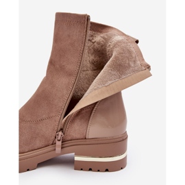 PS1 Kožené klasické ploché boty Béžová Shendete béžový 1 PS1 Kožené klasické ploché boty Béžová Shendete béžový 1