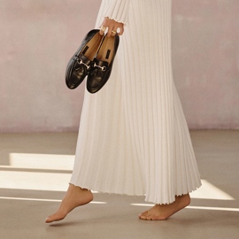 Marco Shoes Kožené mokasíny s třásněmi černá 1