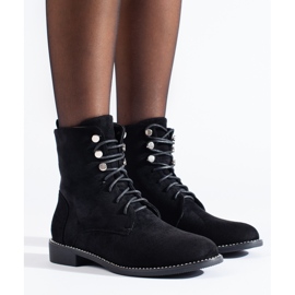 Černé semišové dámské pracovní oděvy Shelovet černá 2