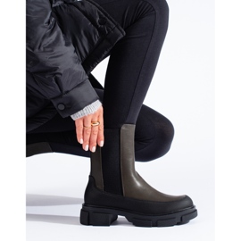 SHELOVET B20 Vysoké nazouvací kotníkové boty černá 1 SHELOVET B20 Vysoké nazouvací kotníkové boty černá 1