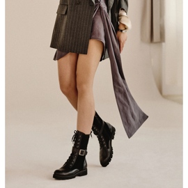 Marco Shoes Šněrovací boty na lehké podrážce 2118B černá 1