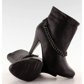 Řetízkové boty 2010-3 Černé černá 1