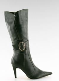 Štíhlé boty 39817-3 Anis zelený 1