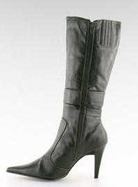 Štíhlé boty 39817-3 Anis zelený 2