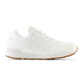 Boty New Balance Jr GC574NWW bílý 1