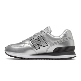 Boty New Balance W WL574PN2 stříbro 1