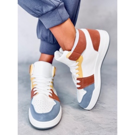 Vysoké tenisky Clowsi Blue bílý 1