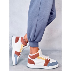 Vysoké tenisky Clowsi Blue bílý 2 Vysoké tenisky Clowsi Blue bílý 2