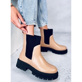 Chelsea boty s vysokým svrškem Cillo Camel hnědý 1 Chelsea boty s vysokým svrškem Cillo Camel hnědý 1