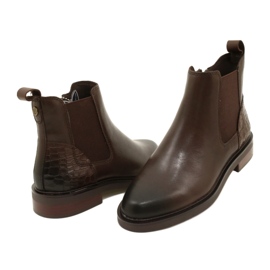 Dámské boty izolované Caprice 9-25479-41 329 DK Brown Comb hnědý 3