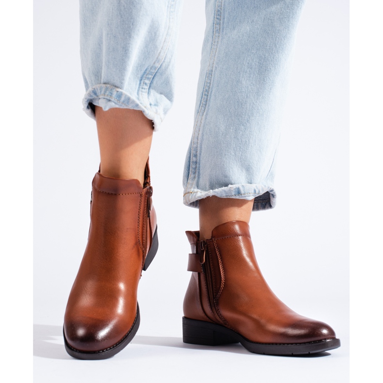 Dámské velbloudí boty Shelovet Chelsea hnědý 2 Dámské velbloudí boty Shelovet Chelsea hnědý 2