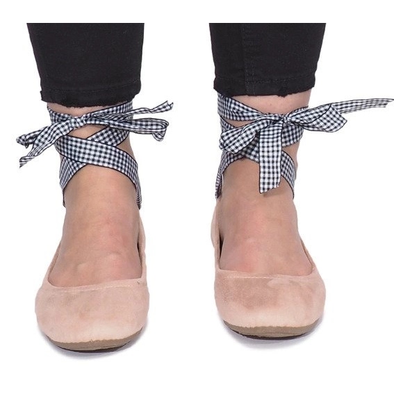 BM Růžové balerínky s mašlí Acro růžový 1