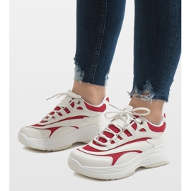 Bílé módní sportovní boty BO-15 bílý 1