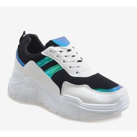 Černá módní sportovní obuv LL1743 bílý 1