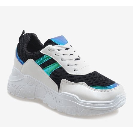 Černá módní sportovní obuv LL1743 bílý 1