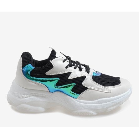 Černá módní sportovní obuv LL1730 bílý 1