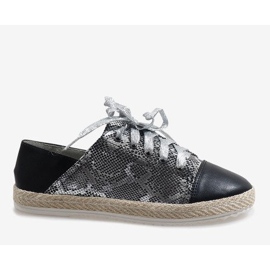 Černé tenisky espadrilky TL-39 černá 1