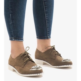 Zelené slipy s flitry L155 béžový 1