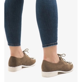 Zelené slipy s flitry L155 béžový 2