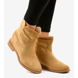 Béžové kovbojské boty NC981 béžový 1