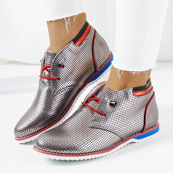 BM Klasické stříbrné jazzové boty JFL654-2 stříbrný 1 BM Klasické stříbrné jazzové boty JFL654-2 stříbrný 1