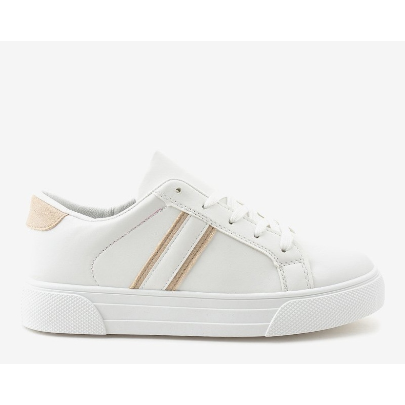 Klasické bílé tenisky CC-20 bílý zlatý 1